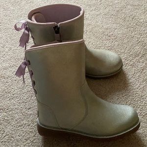UGG Girl Silver Boots